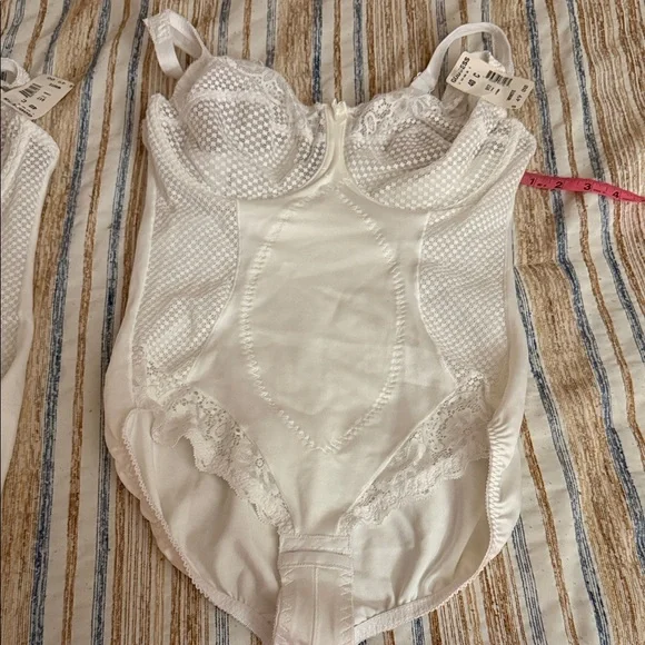 Goddess White Lace Shapewear Bodysuit - Picture 1 of 11